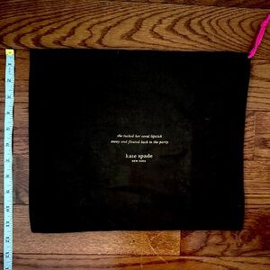 Kate spade dust bag, Small size, dark brown